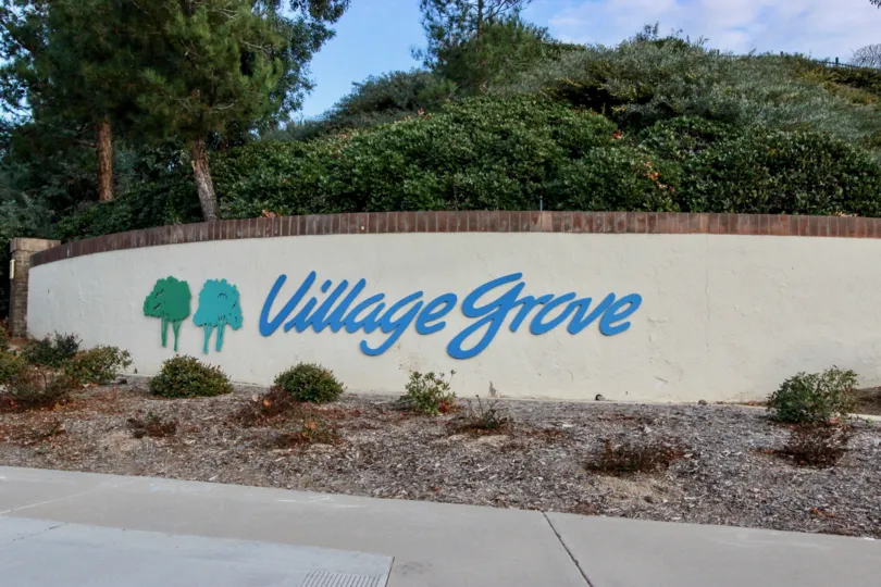 Entrance to Village Grove in Temecula Ca