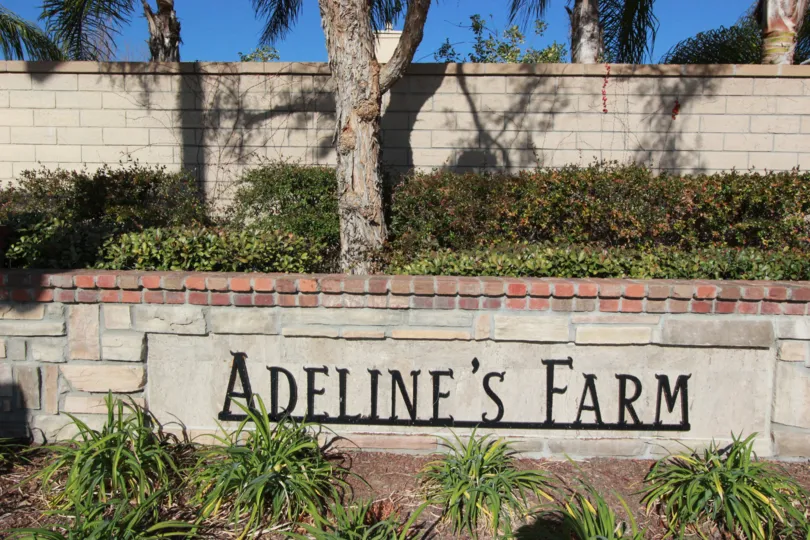 Marquee for Adeline's Farm, located in Winchester Ca