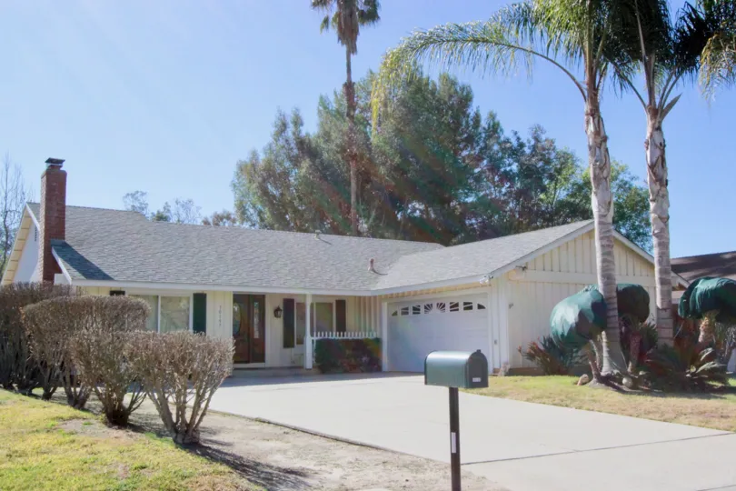 Mature trees dot the community of Lake Village in Temecula Ca