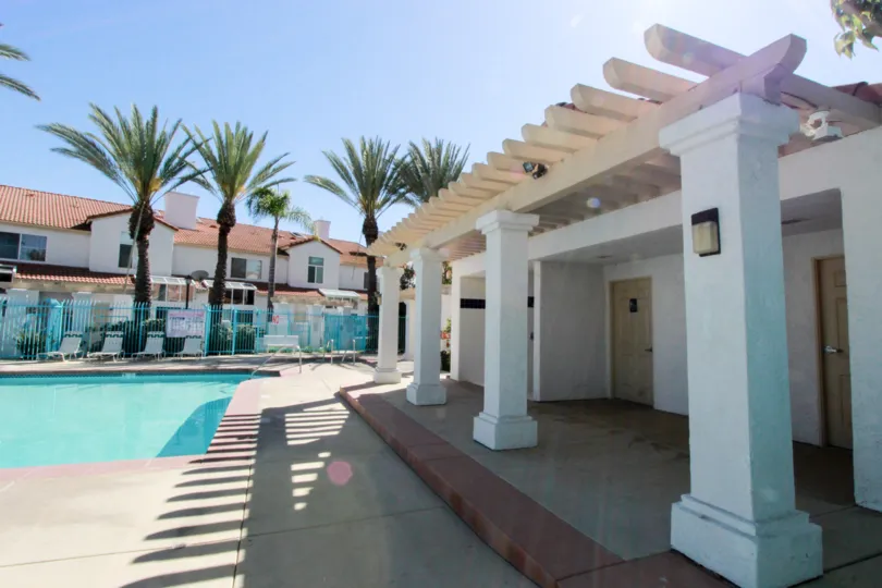 The gym at Rancho Del Mar boasts newer equipment