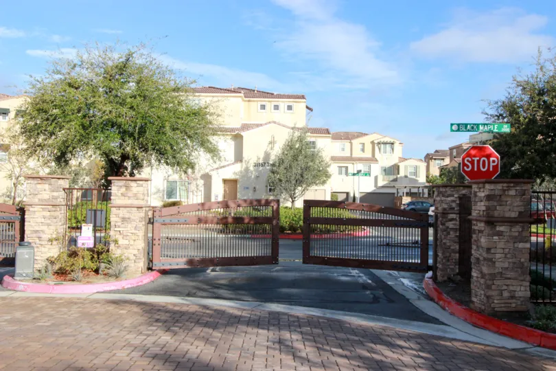 This pathway in Temecula Lane leads to a community park