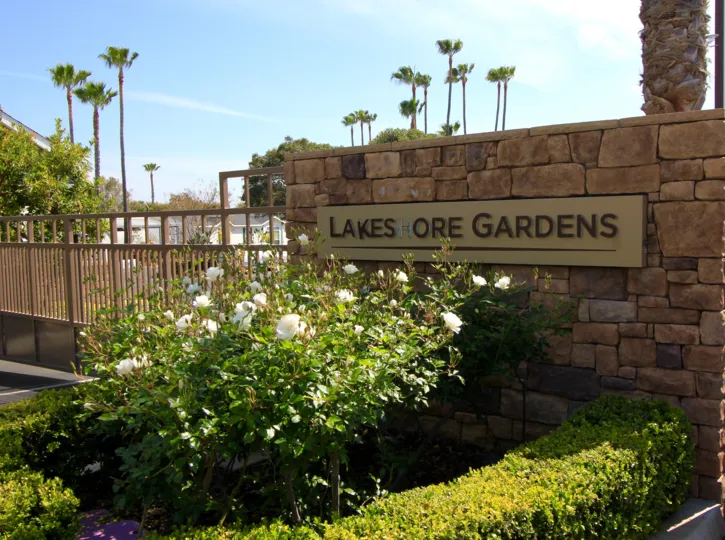 Lakeshore Gardens Senior Citizen Community Sign