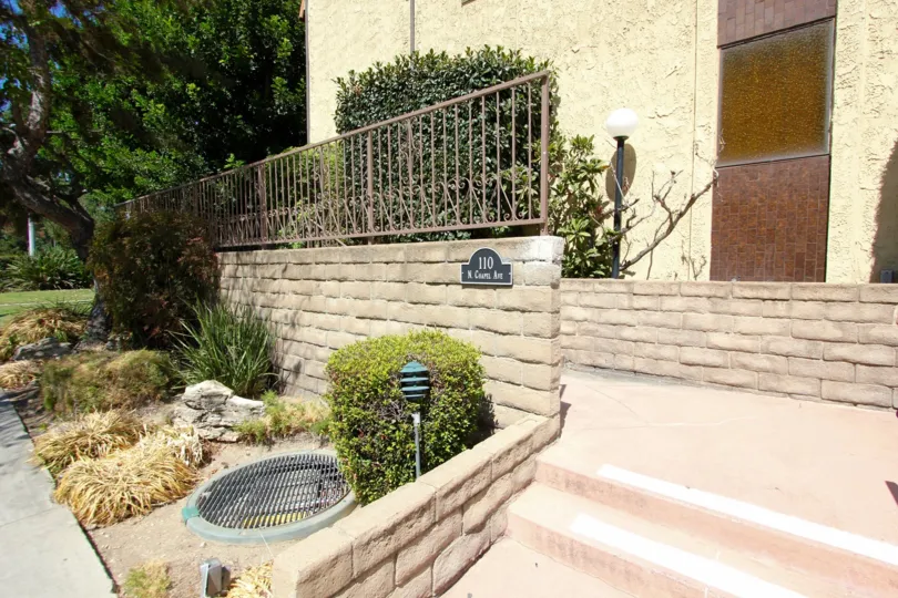 The décor in front of 106 N Chapel Ave in Alhambra California