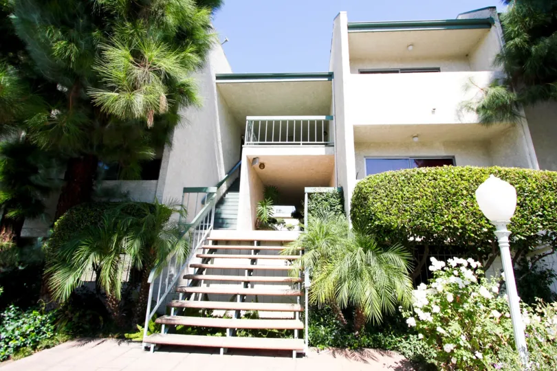 The entrance up to 330 N Chapel Ave