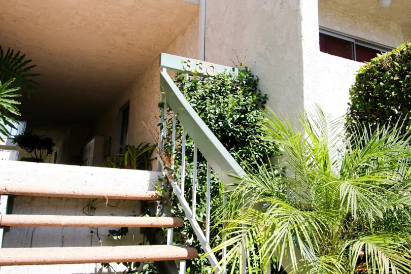 The stairs leading up to 330 N Chapel Ave in Alhambra California