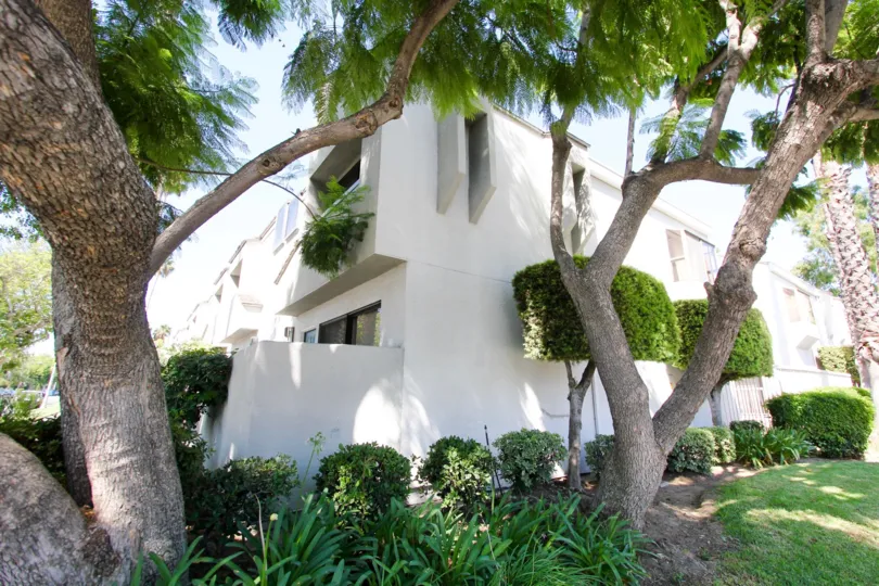 The landscaping around Alhambra Palm Villa