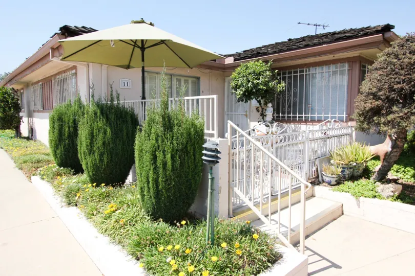 The patio at Alhambra Village Green