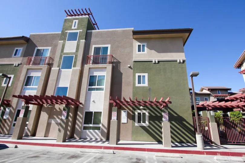 The view of Zen Terrace from the street