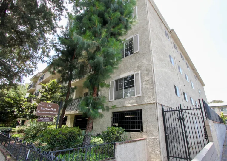 burton holt condominiums in beverly center, secure, close to campus and shopping. availavble now, located t 317 S holt