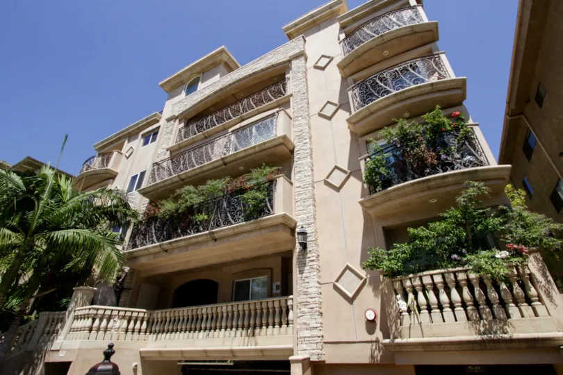 The balconies at Beford Villas