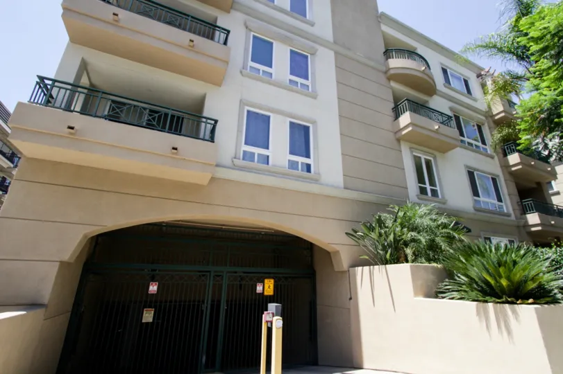 The parking for Russell Square located in Beverly Center
