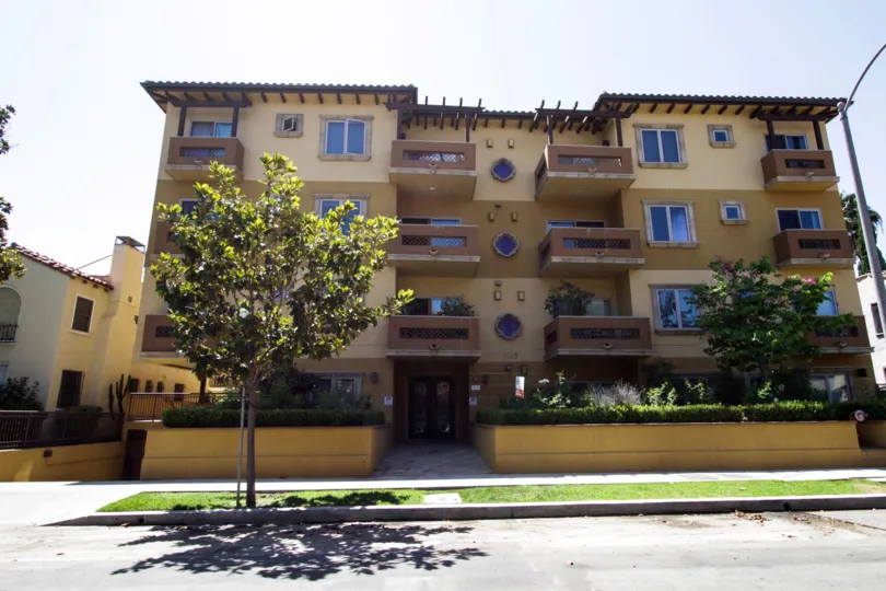 The view of th Shenandoah Condos in Beverly Center