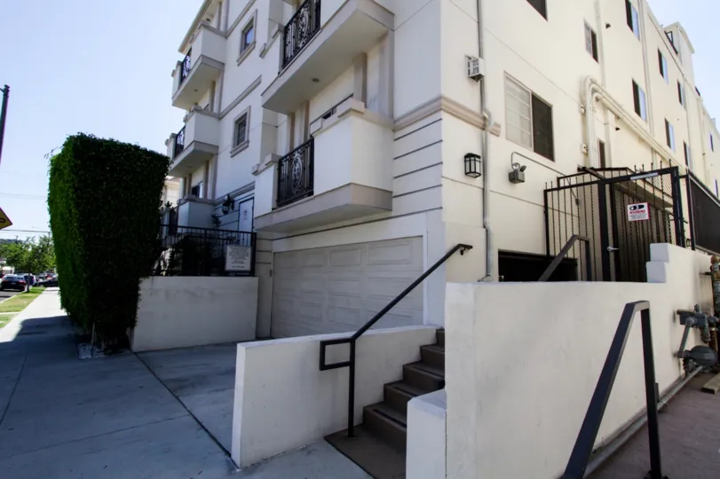 The private parking options for the Sweetzer Terrace