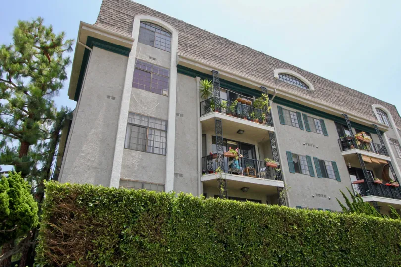 Beautiful apartment complex in Beverly Center, California