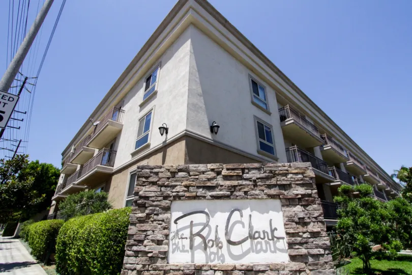 The welcoming sign into The Rob Clark