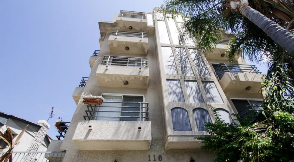The balconies at the Villa Dina