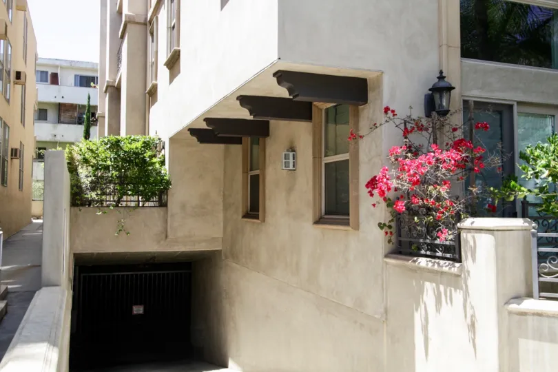 The underground parking at the Willaman Villas