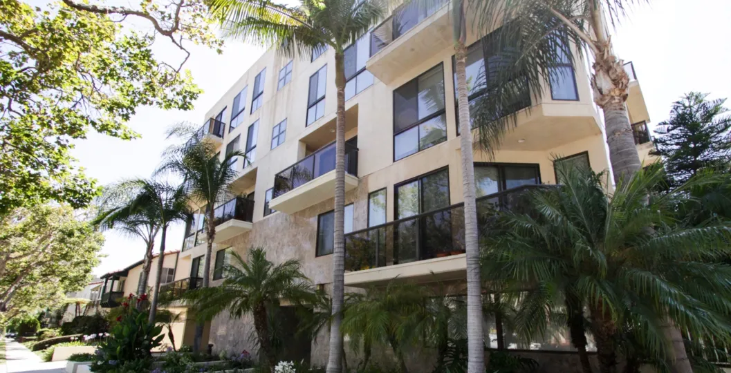 The balconies seen on 121 S Canon Dr in Beverly Hills