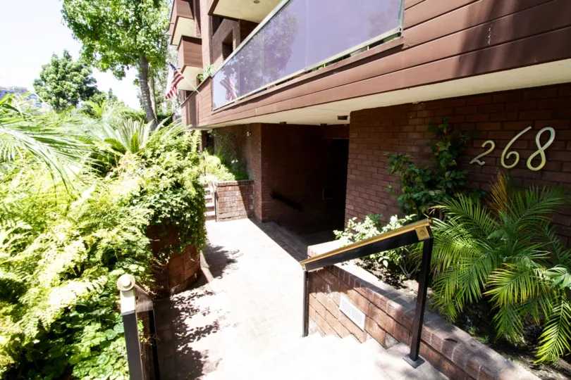 The sidewalk around 268 S Lasky in Beverly Hills