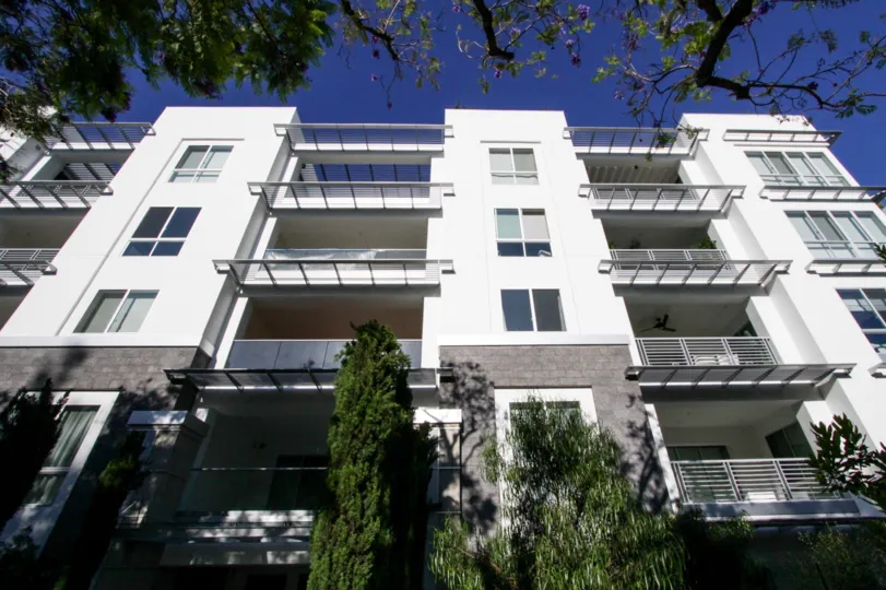The balconies located at 460 N Palm
