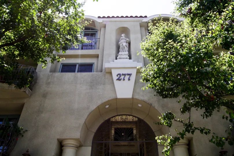 The numbers above the Beverly Spalding entrance