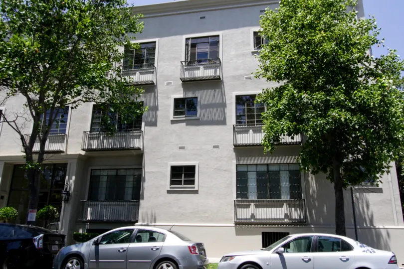 The building at 9601 Charleville in Beverly Hills