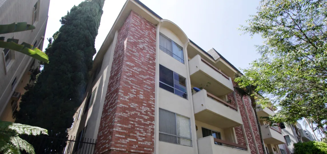 The balconies of the Chateau Reeves of Beverly Hills