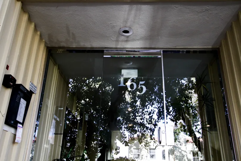 The numbers of the Clifton Terrace on the entrance