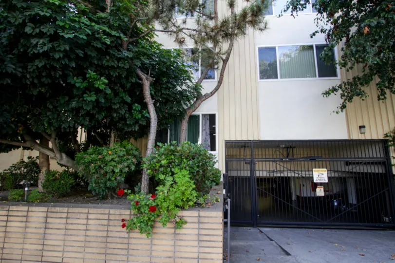 The garden entryway of the Clifton Terrace