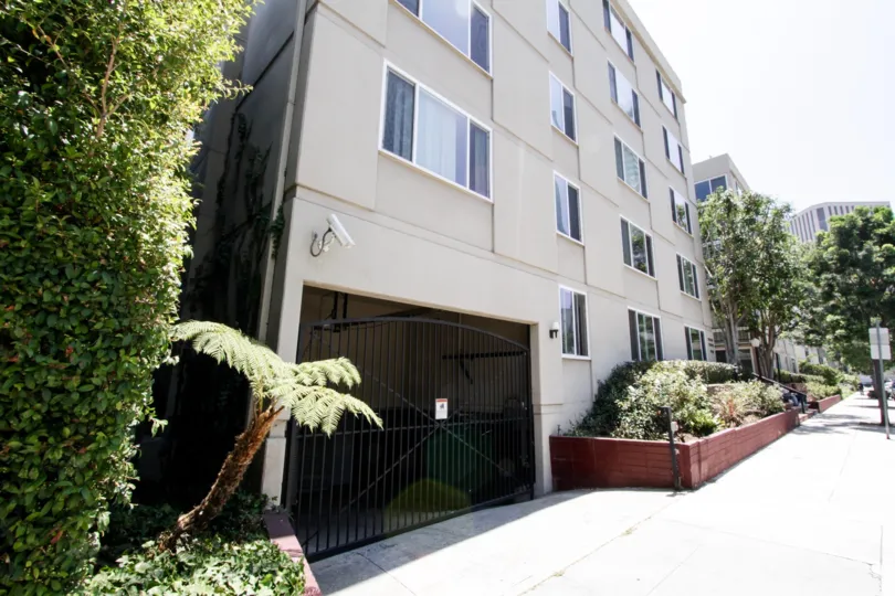 The parking for Durant Towers in Beverly Hills