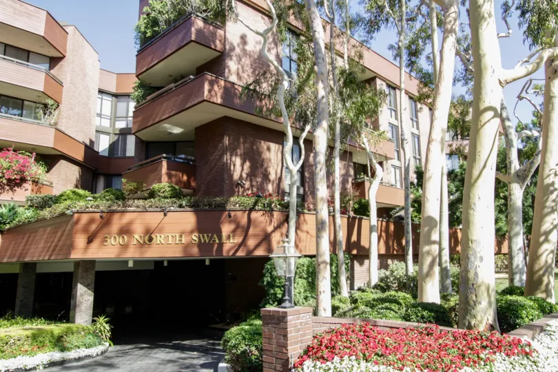 The parking for Four Seasons North in Beverly Hills