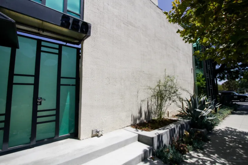 The landscaping around McCarty Courtyard in Beverly Hills