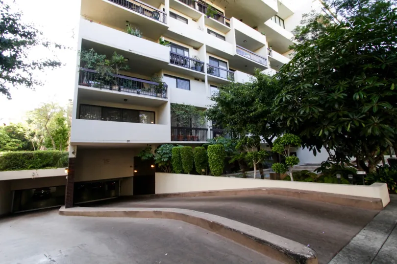 The parking at Oakhurst Terrace