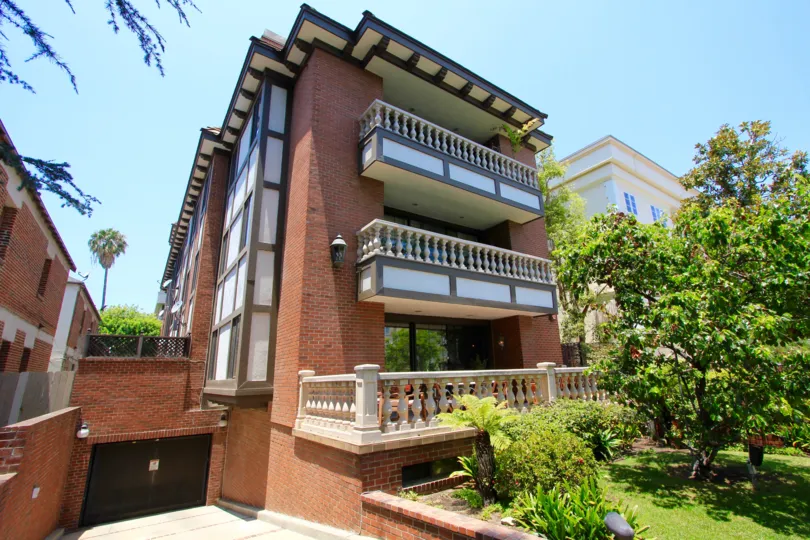 The Palm Drive building in Beverly Hills
