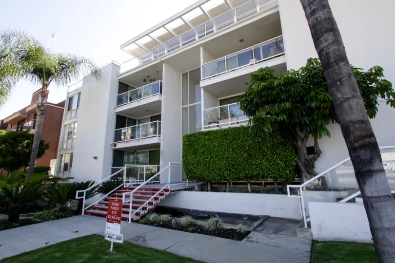 The balcony at Pointe at Beverly Hills in Beverly Hills