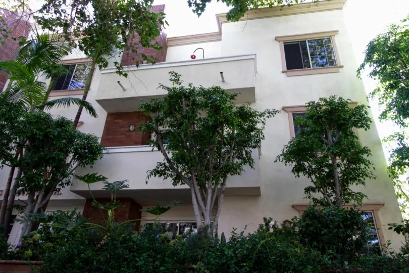 The balconies seen at The Swall in Beverly Hills