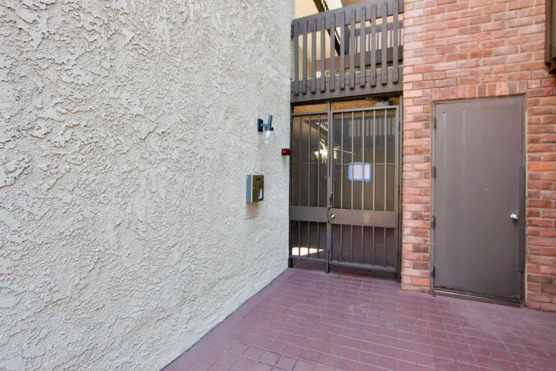 very rare view of the inside near the entrance of 12124 Goshen, Brentwood, California