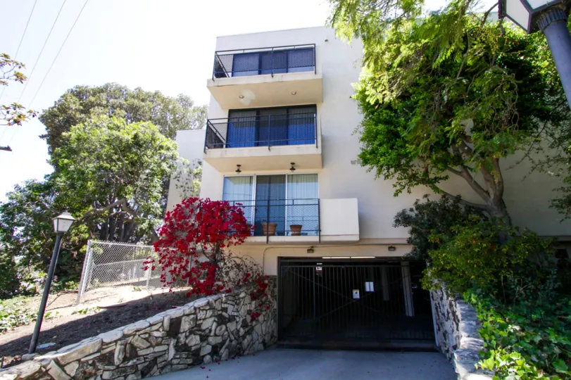 Gated parking for residents of Brentwood Sunset
