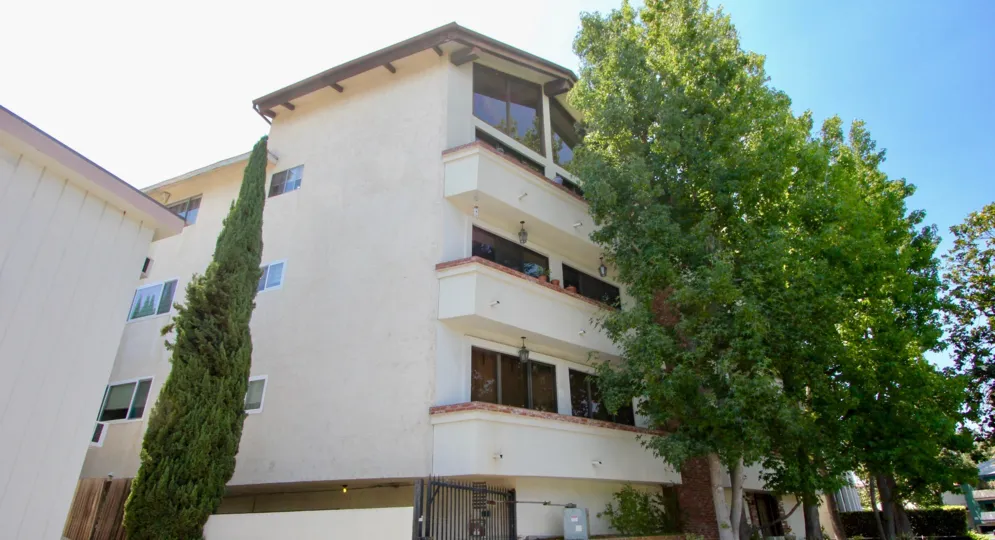 Brentwood Villas is a four story condo building