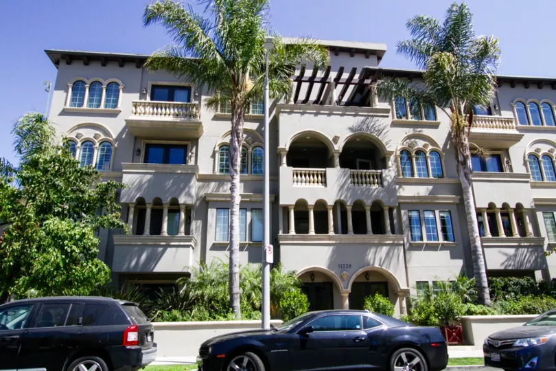 Casa Bella Villas is a four story condo building