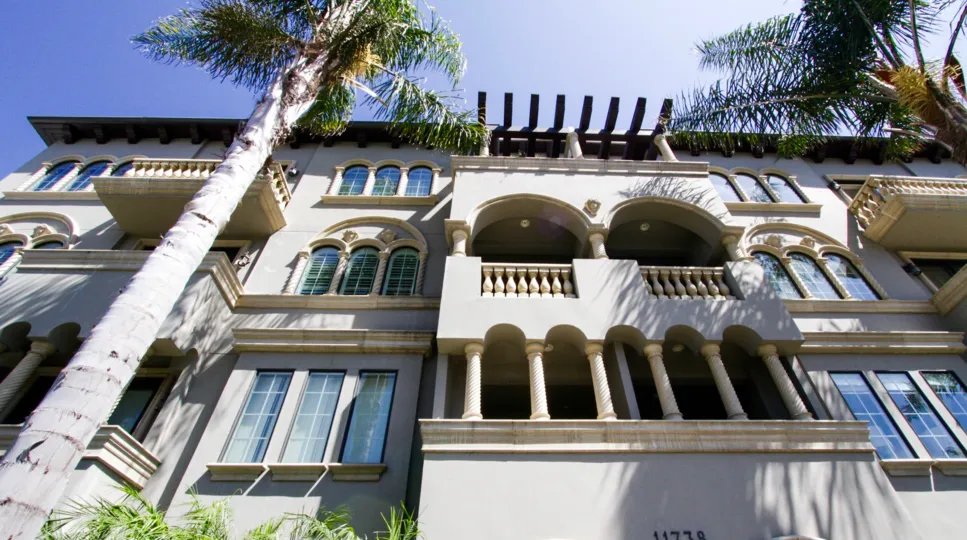 Casa Bella Villas is a Mediterranean condo building