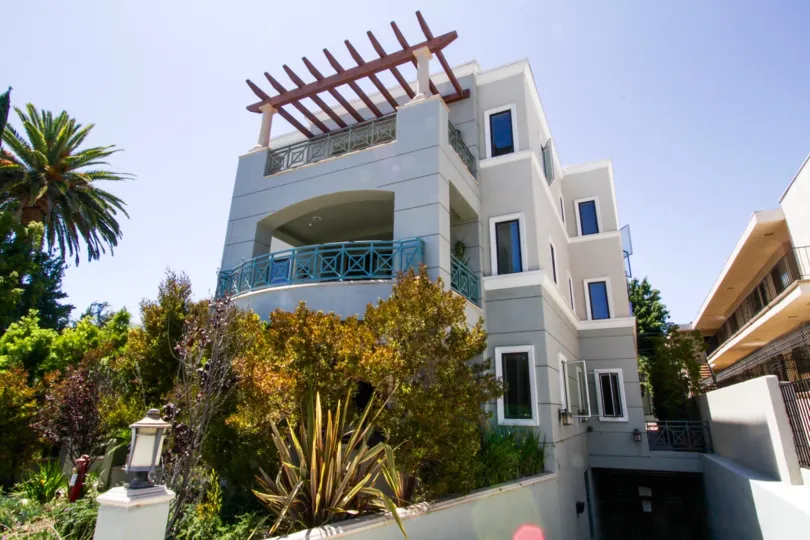 The Darlington Penthouse building is a contemporary design