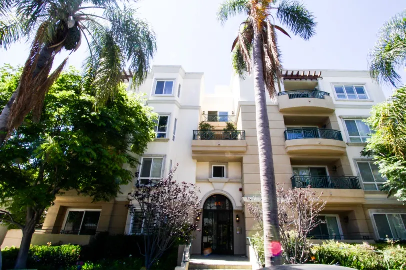 Lush landscaping on both sides of the Dorothy Court entrance
