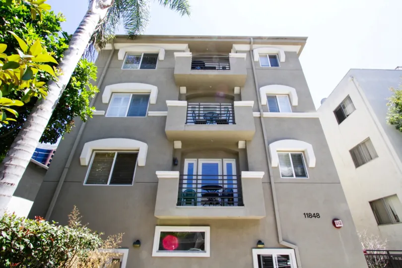 Small balconies on each level of Gorshen Avenue Condos