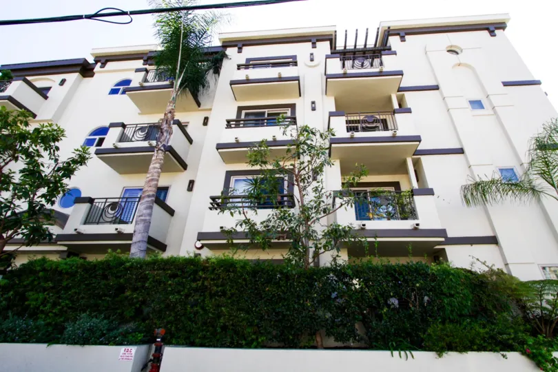 Balconies at Granville Darlington with different metal accents