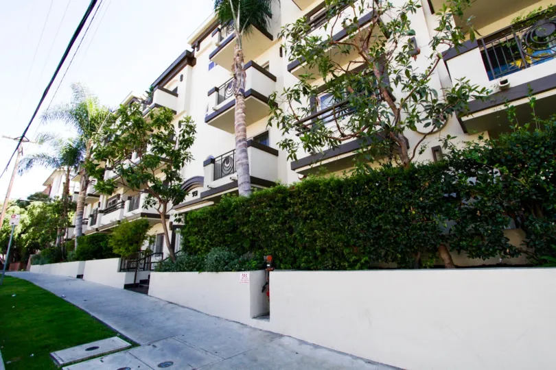 Granville Darlington is a lushly landscaped condo building