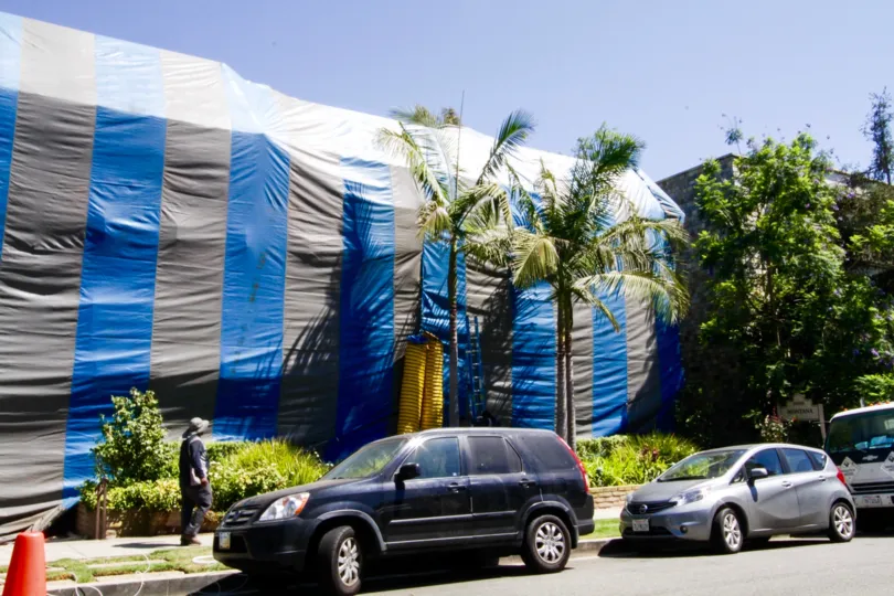 Las Montanas under goes fumigation