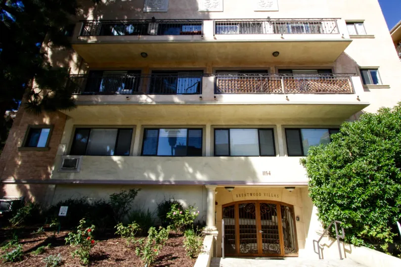 Brentwood Villas is a four story condo building