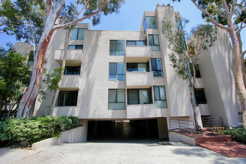 The Front View of an Apartment building VIP Barrington on a sunny day