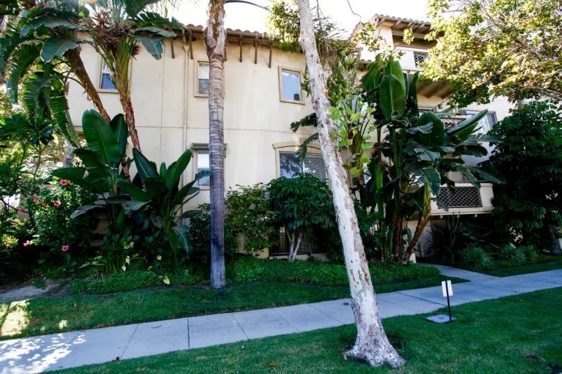 The sidewalk in front of 3003 W Riverside Dr
